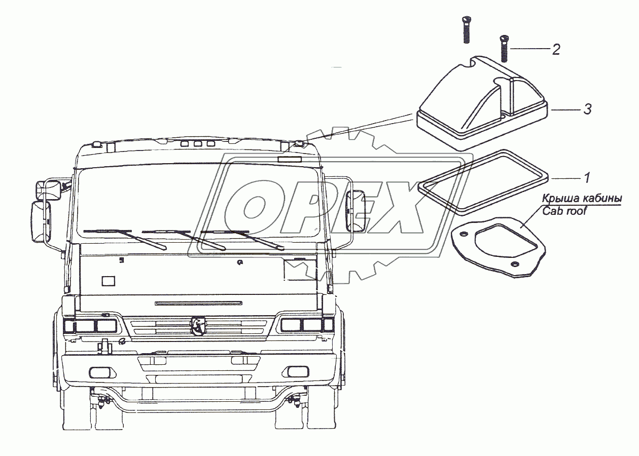 5425-3738002 Установка габаритных фонарей